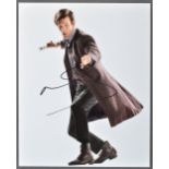 DOCTOR WHO - MATT SMITH - SIGNED 8X10" COLOUR PHOTOGRAPH