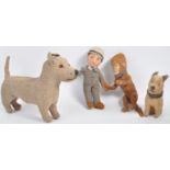 ANTIQUE STUFFED TOYS - LUPINO LANE, MONKEY ETC