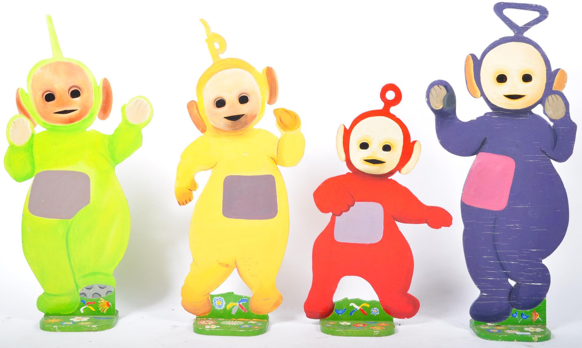 TELETUBBIES (1997) - FOUR LARGE WOODEN CUT-OUT STANDEE FIGURES - Image 2 of 12