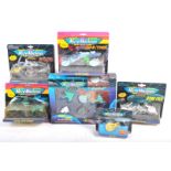 COLLECTION OF X6 MICRO MACHINES STAR TREK MINATURE DISPLAY MODELS