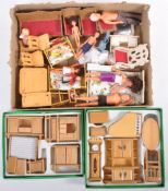 LARGE COLLECTION OF ASSORTED DOLLS HOUSE FURNITURE