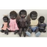 COLLECTION OF X5 VINTAGE PEDIGREE MADE DOLLS