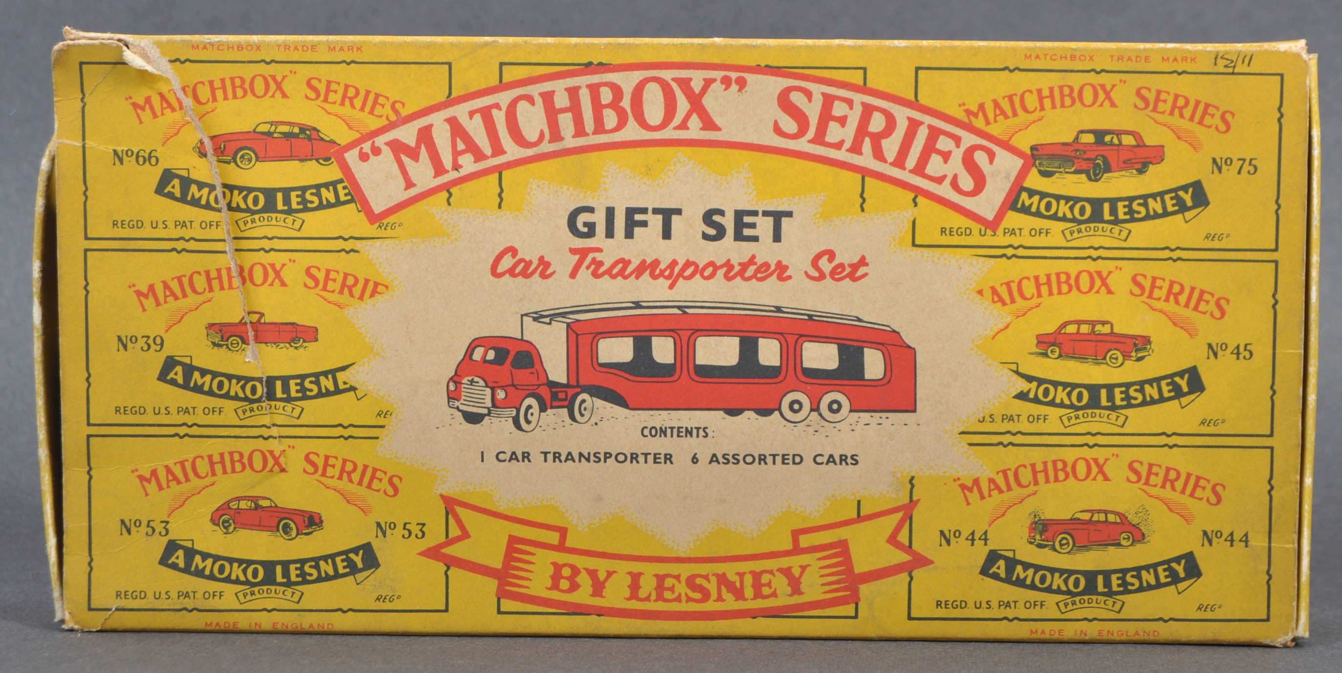 LESNEY MATCHBOX SERIES GIFT SET CAR TRANSPORTER