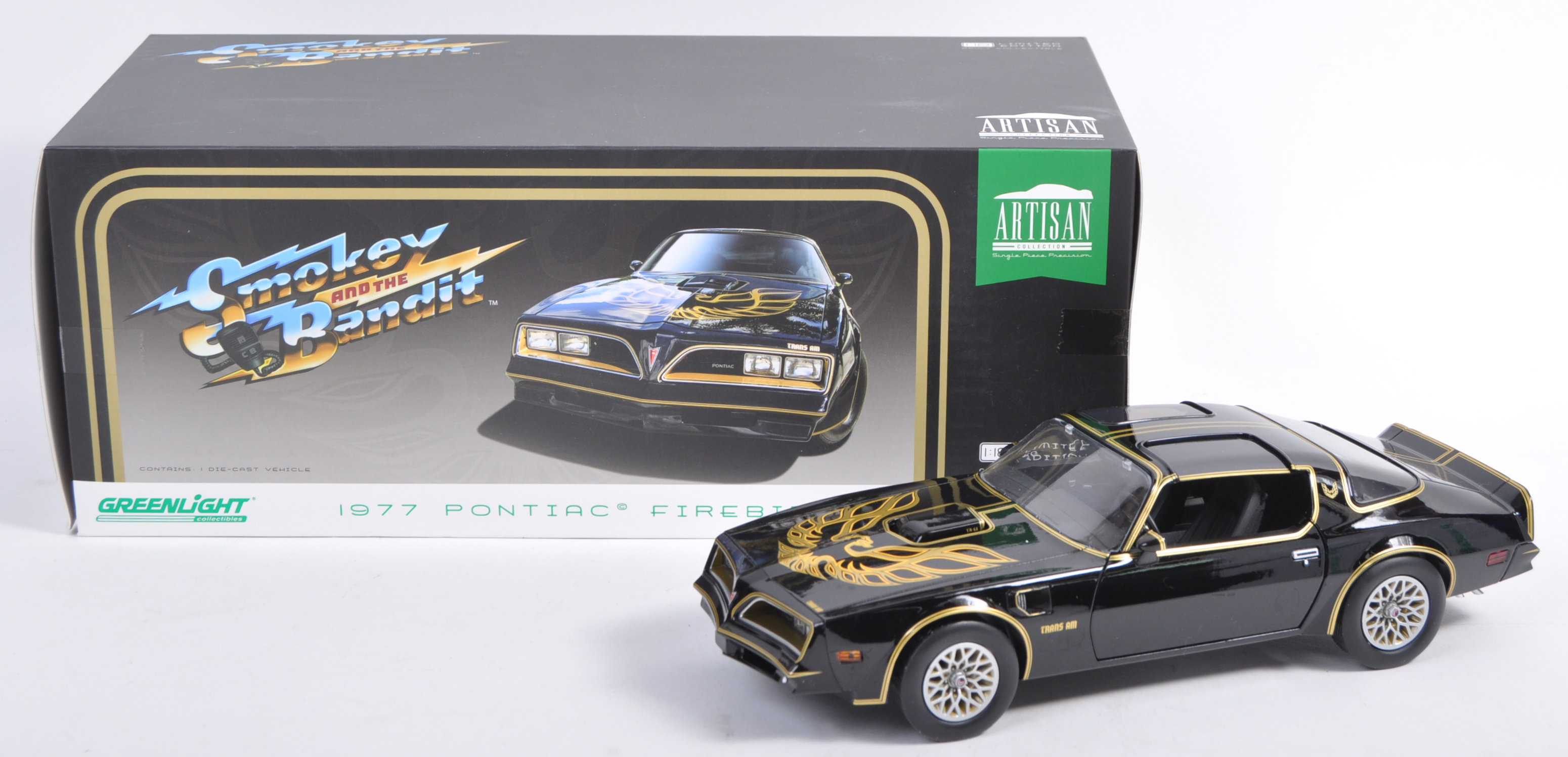 GREENLIGHT COLLECTIBLES 1/8 SCALE SMOKEY & THE BANDIT DIECAST