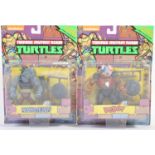 TWO ORIGINAL PLAYMATES TMNT CLASSIC COLLECTION ACTION FIGURES