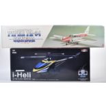 TWO RADIO CONTROLLED RC MODEL AEROPLANE & HELICOPTER