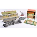 COLLECTION OF ASSORTED HORNBY SERIES 0 GAUGE RAILWAY ITEMS