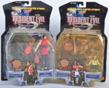 TWO VINTAGE TOYBIZ CAPCOM RESIDENT EVIL 2 PLATINUM ACTION FIGURES