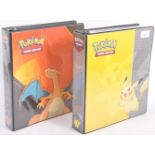 POKEMON TRADING CARD COLLECTION WITH FOLDERS