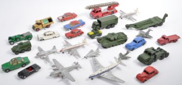 LARGE COLLECTION OF ASSORTED DINKY TOYS AND SPOT ON DIECAST