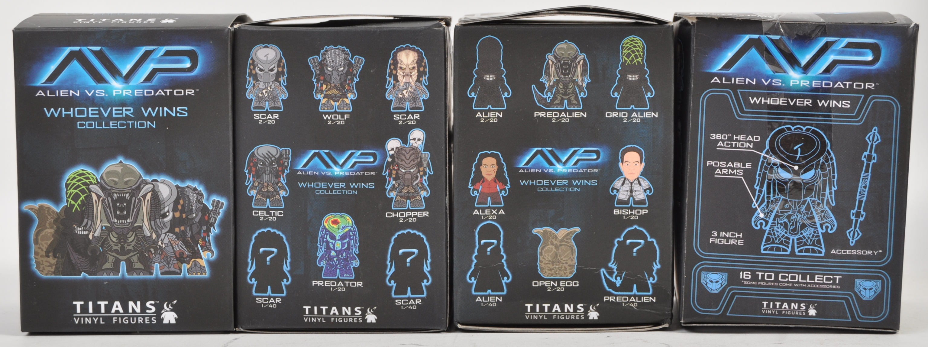 COLLECTION OF ALIEN VS PREDATOR TITANS VINYL FIGURES - Image 4 of 4