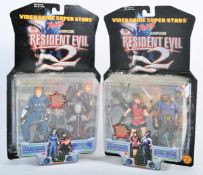 TWO VINTAGE TOYBIZ CAPCOM RESIDENT EVIL 2 ACTION FIGURES