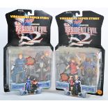 TWO VINTAGE TOYBIZ CAPCOM RESIDENT EVIL 2 ACTION FIGURES