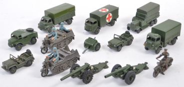 COLLECTION OF ASSORTED DINKY TOYS & BRITIAINS MILITARY DIECAST