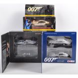 COLLECTION OF X3 CORGI JAMES BOND DIECAST MODEL CARS