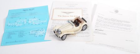 FRANKLIN MINT 1/24 SCALE BOXED DIECAST MODEL JAGUAR SS 100