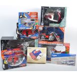 COLLECTION OF ASSORTED DIECAST MODEL CARS & MOTORBIKES