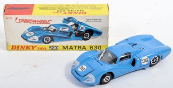 ORIGINAL VINTAGE DINKY TOYS DIECAST MODEL CAR MATRA 630