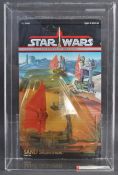 STAR WARS - RARE VINTAGE POWER OF THE FORCE SAND SKIMMER - AFA GRADED