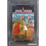 STAR WARS - RARE VINTAGE POWER OF THE FORCE SAND SKIMMER - AFA GRADED