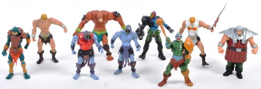 COLLECTION OF X9 ASSORTED MATTEL MADE MOTU ACTION FIGURES