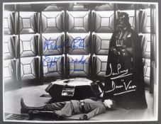 STAR WARS - IMPRESSIVE DAVE PROWSE & MICHAEL CULVER SIGNED PHOTO