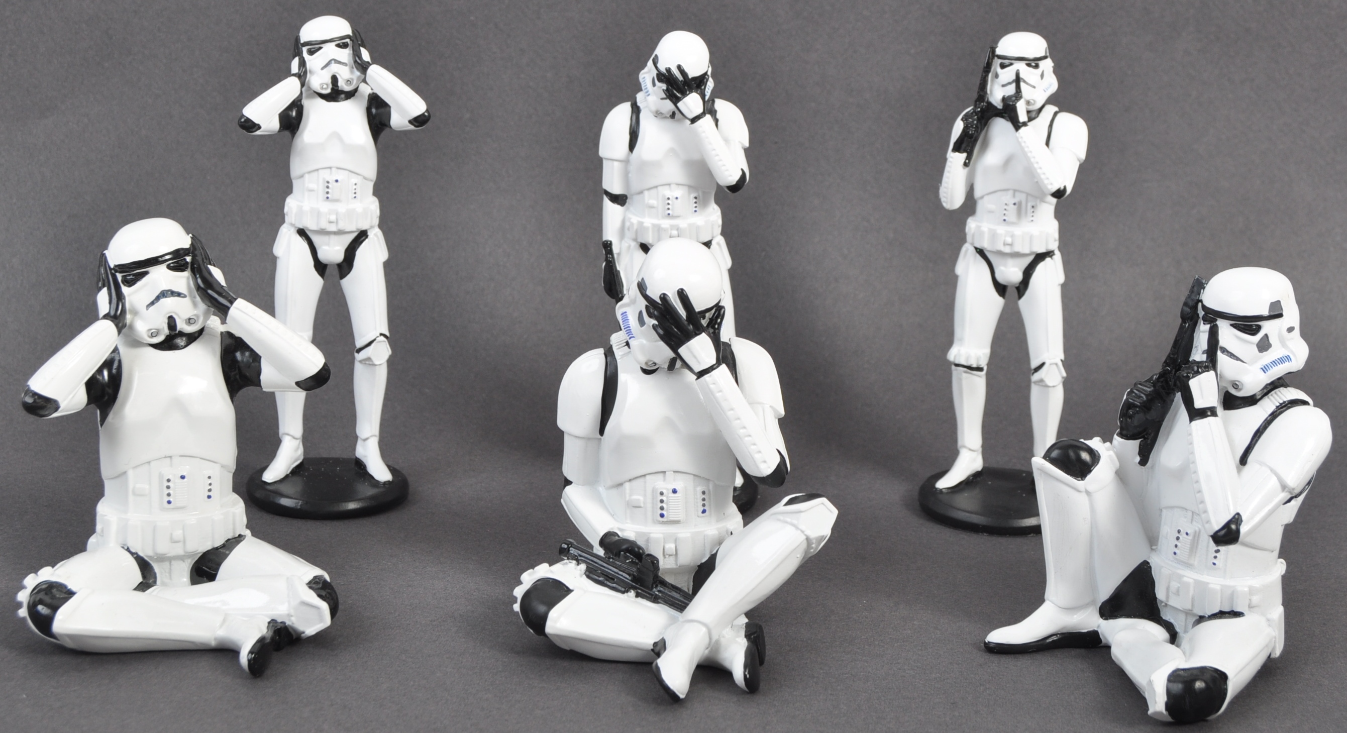 COLLECTION OF X6 NEMESIS NOW ORIGINAL STORMTROOPER MODELS