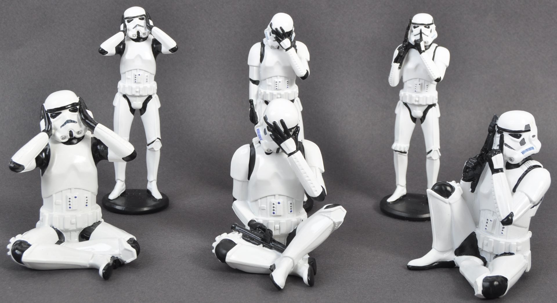 COLLECTION OF X6 NEMESIS NOW ORIGINAL STORMTROOPER MODELS