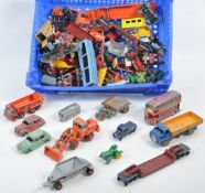 LARGE COLLECTION OF ASSORTED VINTAGE DIECAST MODEL VEHICLES