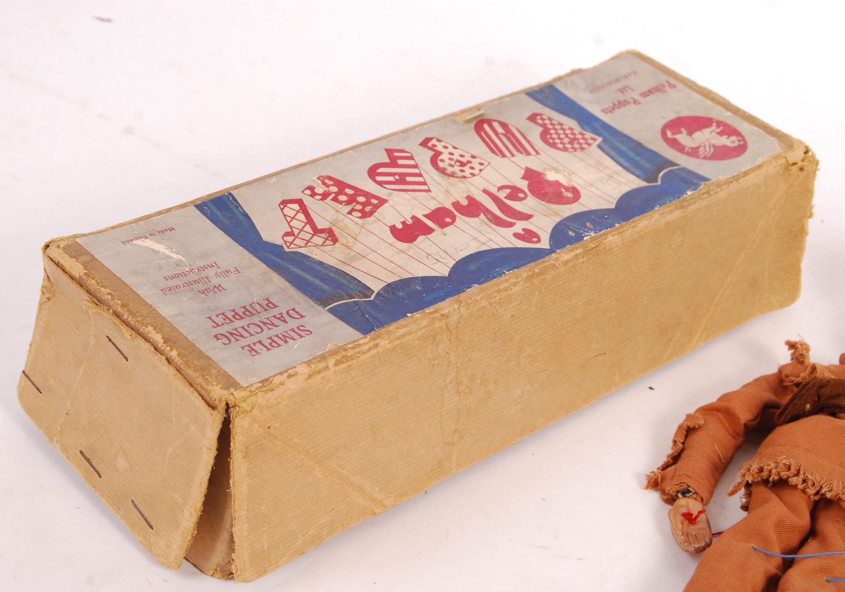 RARE VINTAGE DAVY CROCKETT PELHAM PUPPET WITH BOX - Image 4 of 5