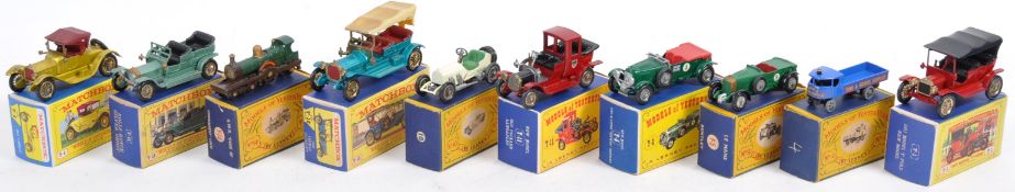 COLLECTION OF LESNEY MATCHBOX SERIES BOXED DIECAST MODELS