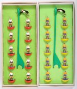 ORIGINAL VINTAGE SUBBUTEO TABLE FOOTBALL 00 SCALE PLAYERS