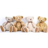 A COLLECTION OF X4 LARGE RUSS BERRIE TEDDY BEARS