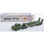 ORIGINAL VINTAGE DINKY SUPERTOYS DIECAST TANK TRANSPORTER