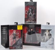 COLLECTION OF X4 STAR WARS BLACK SERIES ACTION FIGURES