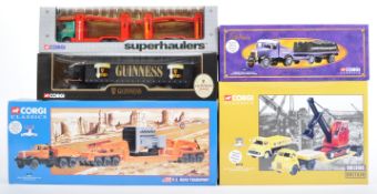 COLLECTION OF X5 CORGI CLASSICS DIECAST MODEL TRUCKS