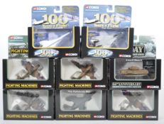 COLLECTION OF CORGI AVIATION RELATED DIECAST MODEL PLANES