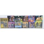 COLLECTION OF X6 RETRO BATMAN CARDED ACTION FIGURES