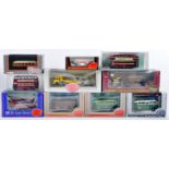 COLLECTION OF X10 EFE 1/76 SCALE DIECAST MODEL BUSES