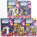 COLLECTION OF X5 JUSTOYS STAR WARS BENDEMS ACTION FIGURES
