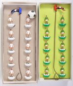 ORIGINAL VINTAGE SUBBUTEO TABLE FOOTBALL 00 SCALE PLAYERS