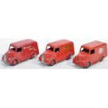 COLLECTION OF X3 ORIGINAL DINKY TOYS DIECAST TROJAN VANS