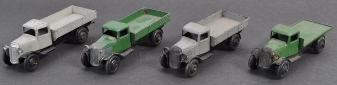 COLLECTION OF X4 ORIGINAL VINTAGE DINKY TOYS DIECAST TRUCKS