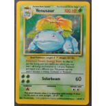 ORIGINAL 1990'S POKEMON BASE SET 15/102 VENUSAUR