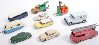 COLLECTION OF X10 VINTAGE DINKY TOYS DIECAST MODEL CARS