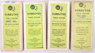 COLLECTION OF VINTAGE 1960S SUBBUTEO TABLE SOCCER TEAMS