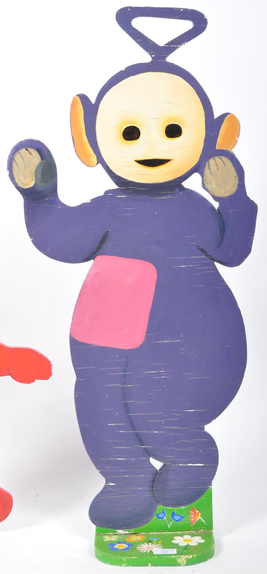 TELETUBBIES (1997) - FOUR LARGE WOODEN CUT-OUT STANDEE FIGURES - Bild 11 aus 12