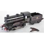 ORIGINAL VINTAGE HORNBY 0 GAUGE CLOCKWORK TRAINSET LOCOMOTIVE