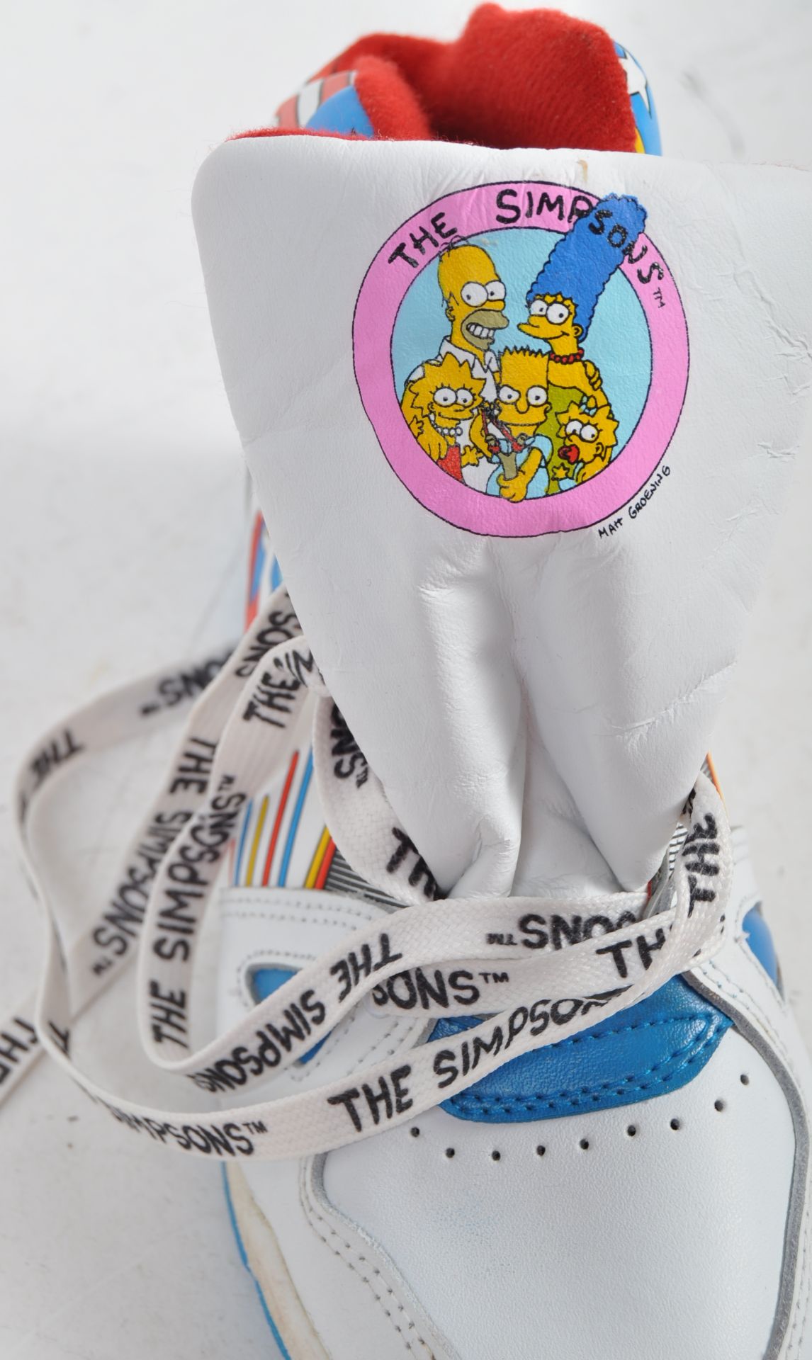 PAIR OF ORIGINAL VINTAGE BART SIMPSONS ' BART BOOT ' TRAINERS - Image 6 of 7