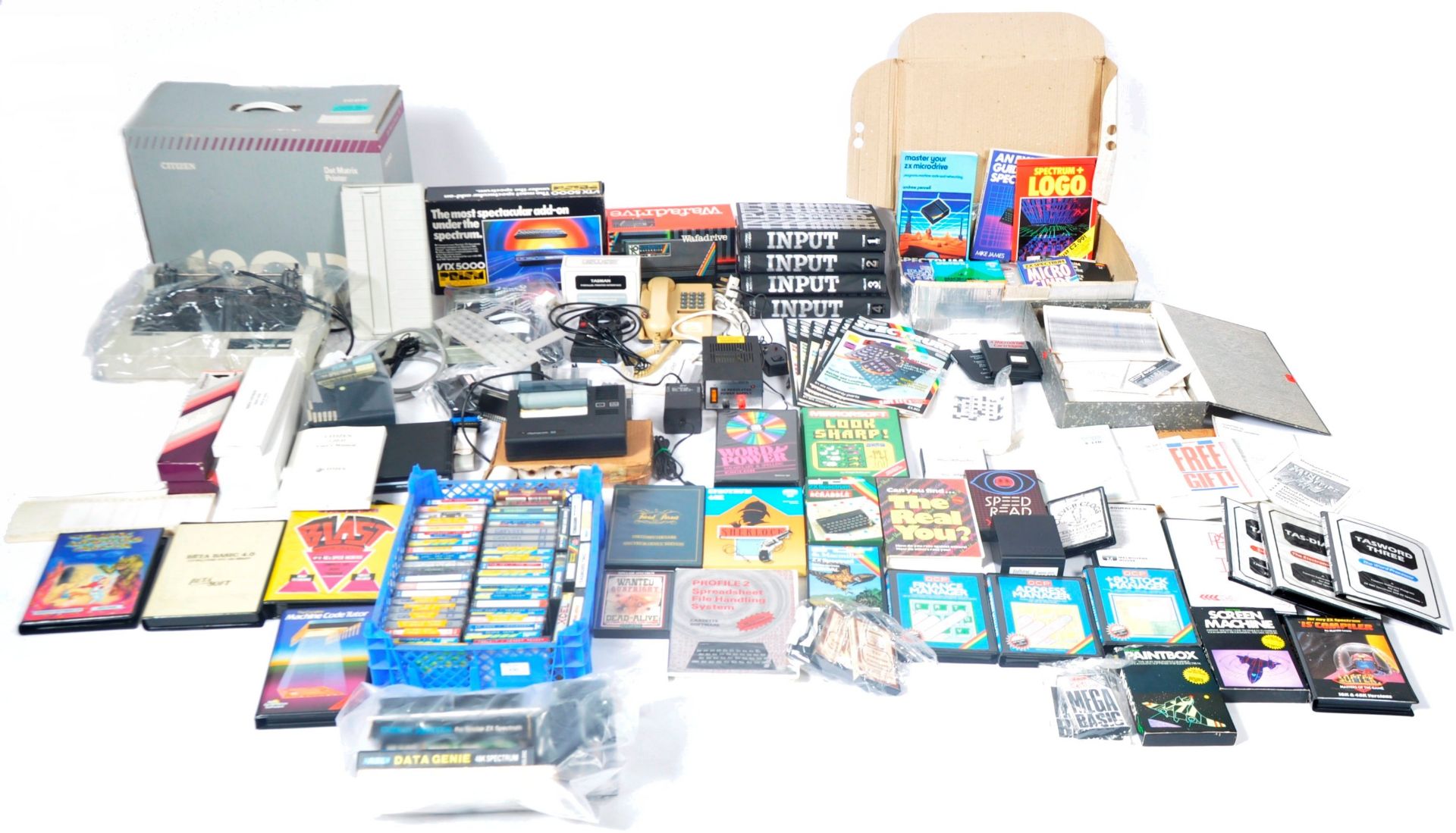 LARGE COLLECTION OF ZX SPECTRUM RELATED ITEMS